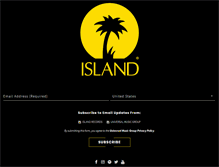 Tablet Screenshot of islandrecords.com